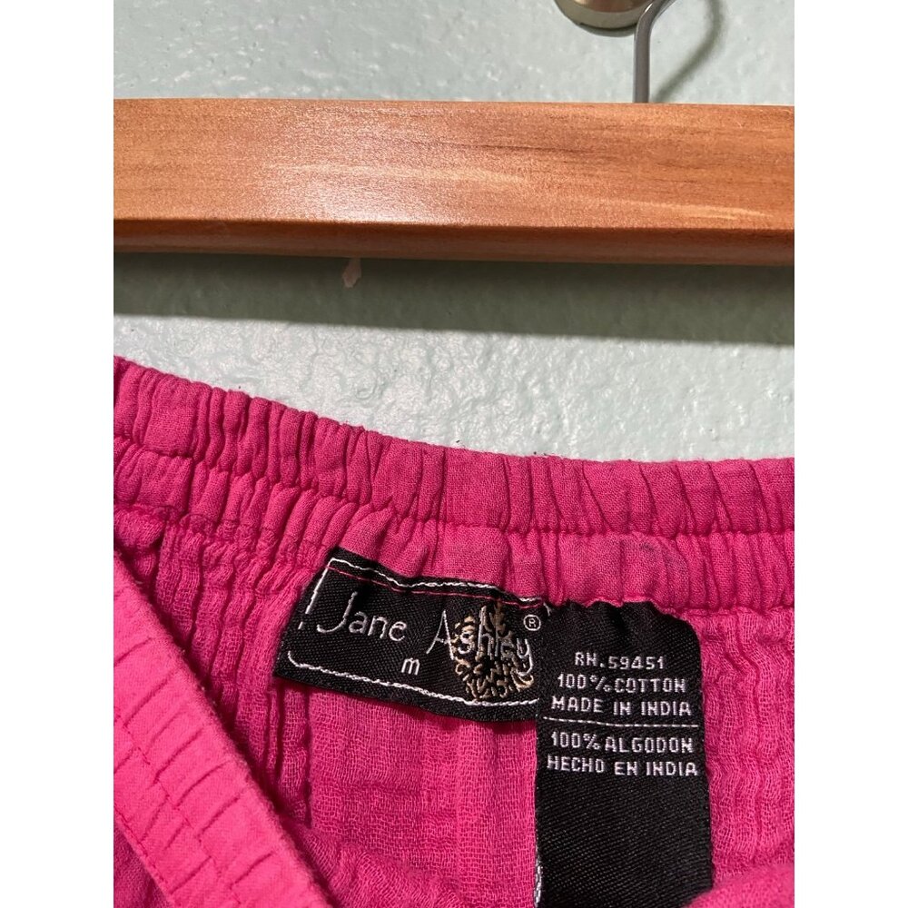 Vintage‎ Jane Ashley Women's Pink Ruffle Y2K 2000s Knee Length Skirt Size Medium - Picture 4 of 6